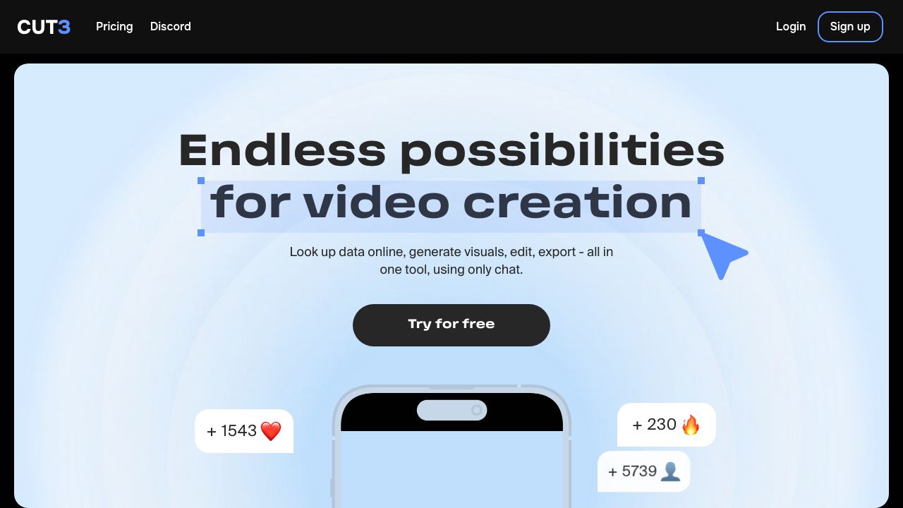 CUT3 网站截图