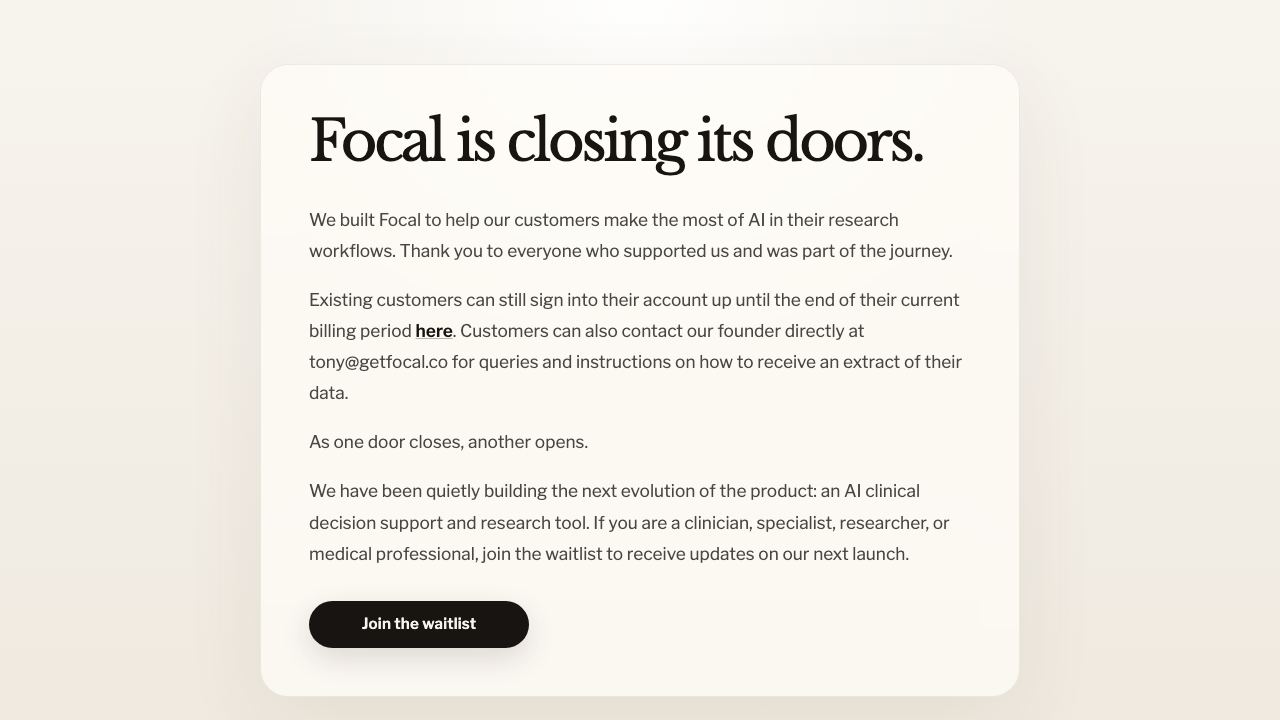 Getfocal 网站截图