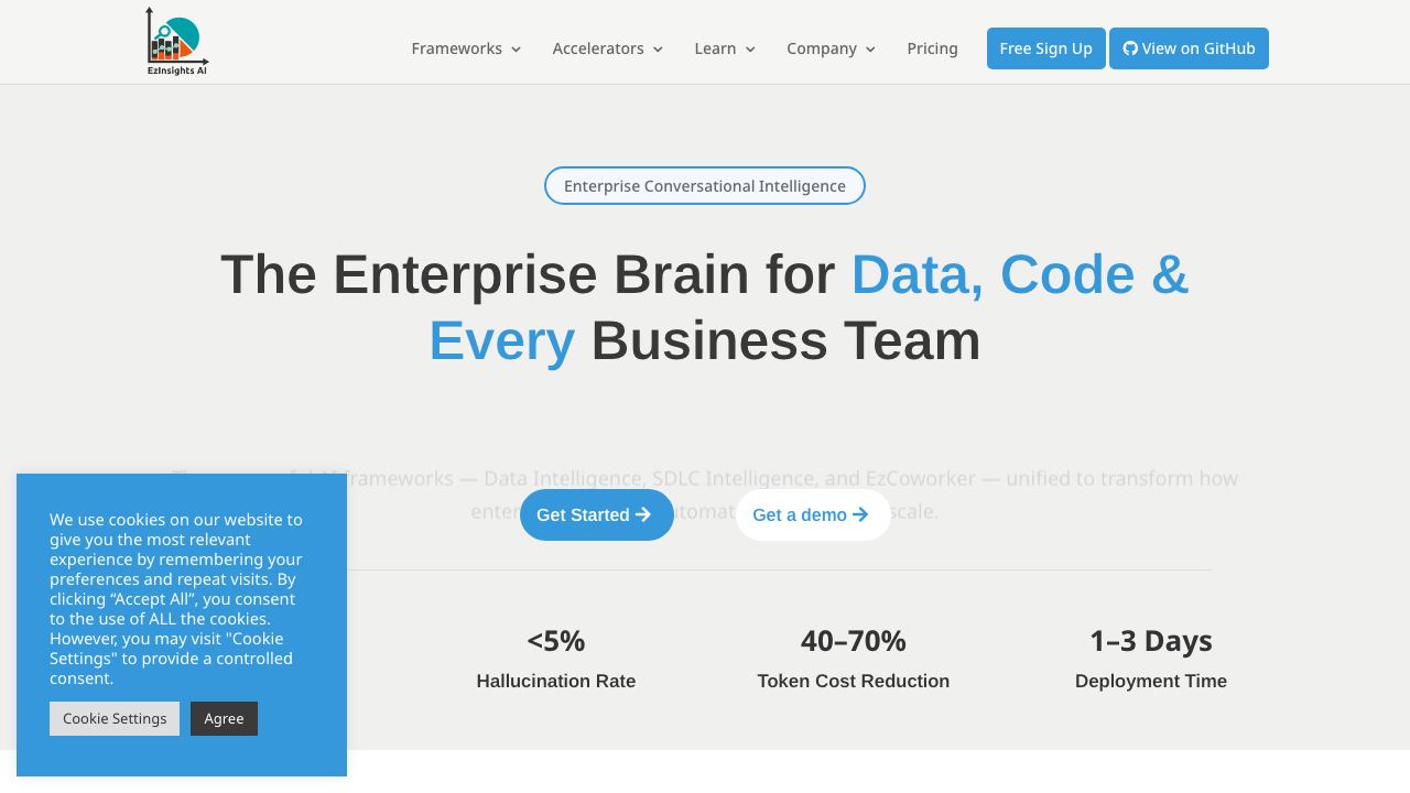 EzInsights AI 网站截图