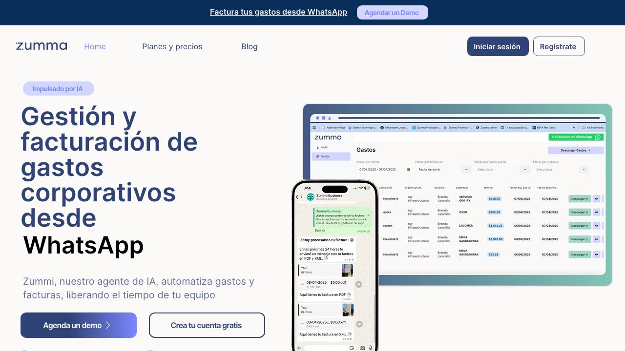 Zumma website screenshot
