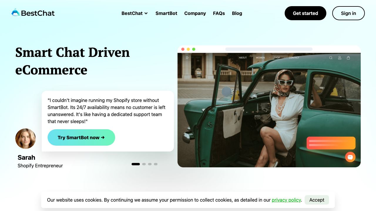 bestchat.com website screenshot