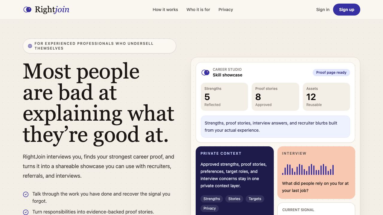 RightJoin website screenshot