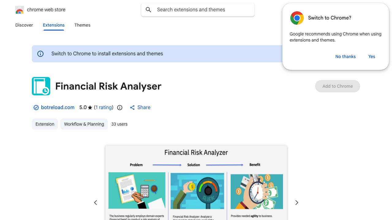 Financial Risk Analyser 网站截图