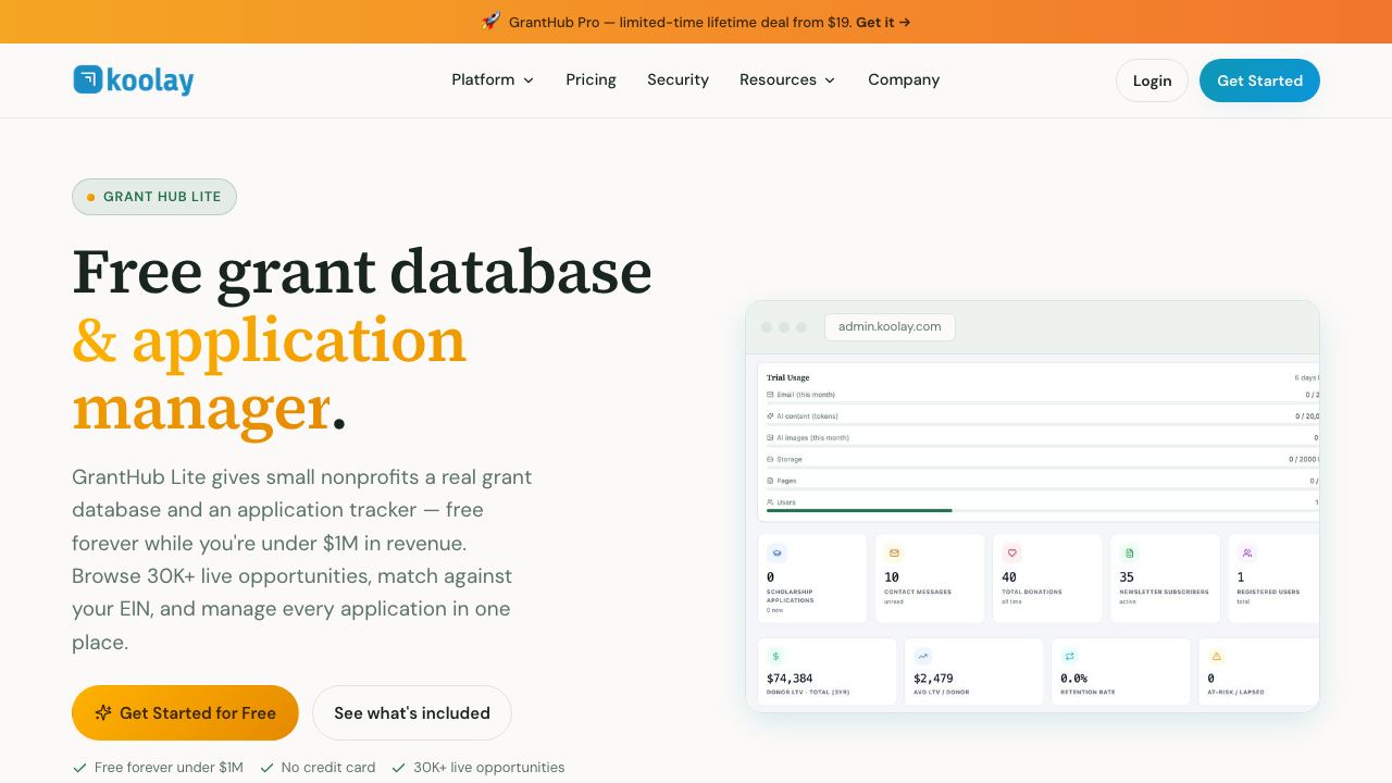 Koolay website screenshot