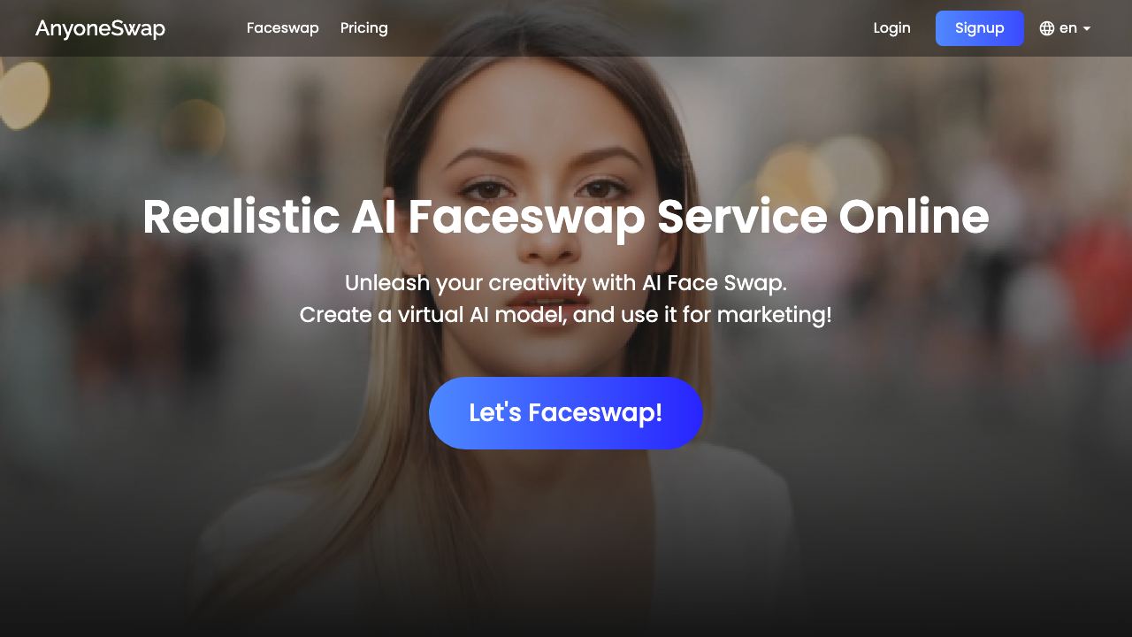 Anyoneswap website screenshot