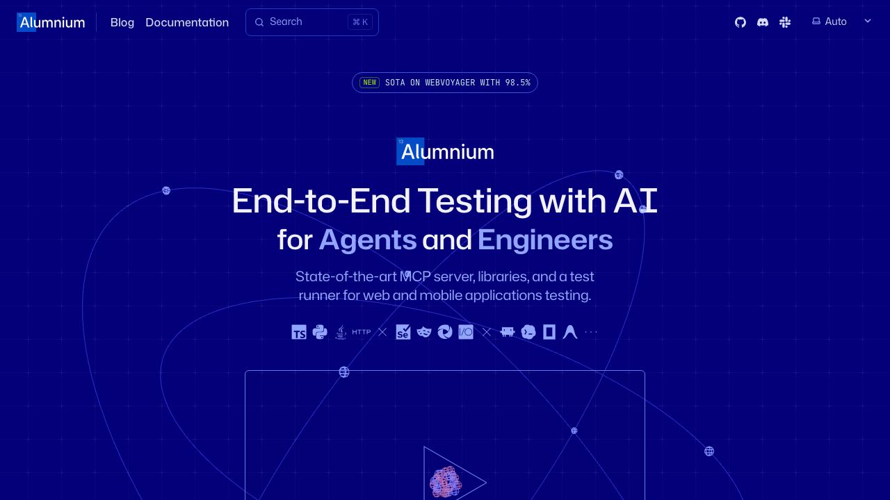 Alumnium 网站截图