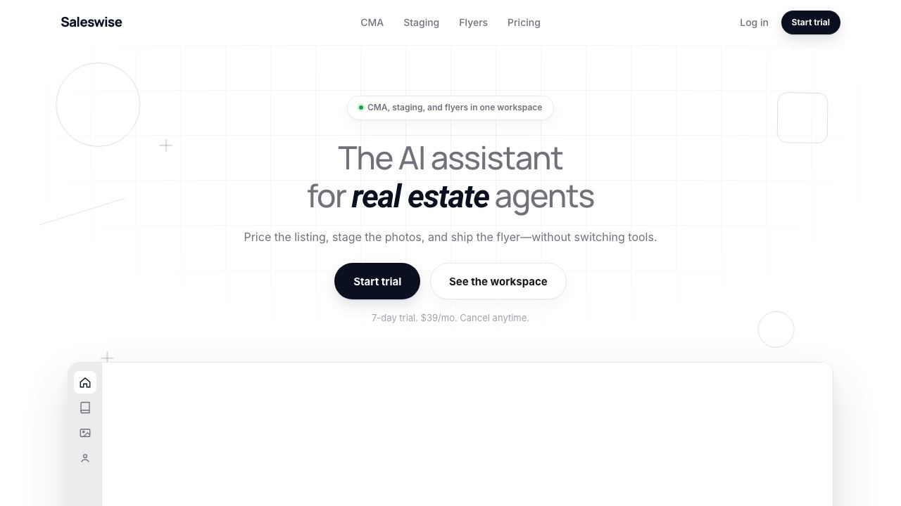 Saleswise | AI Tools for Real Estate Agents 网站截图