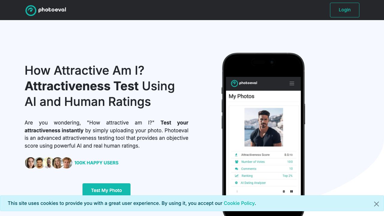 Photoeval website screenshot
