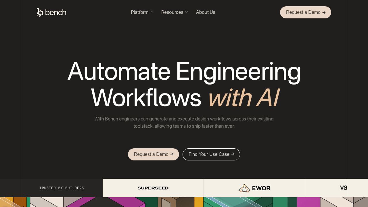 Bench_AI 网站截图