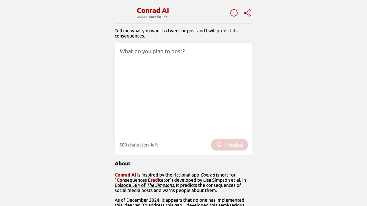 ConradAI.de 网站截图