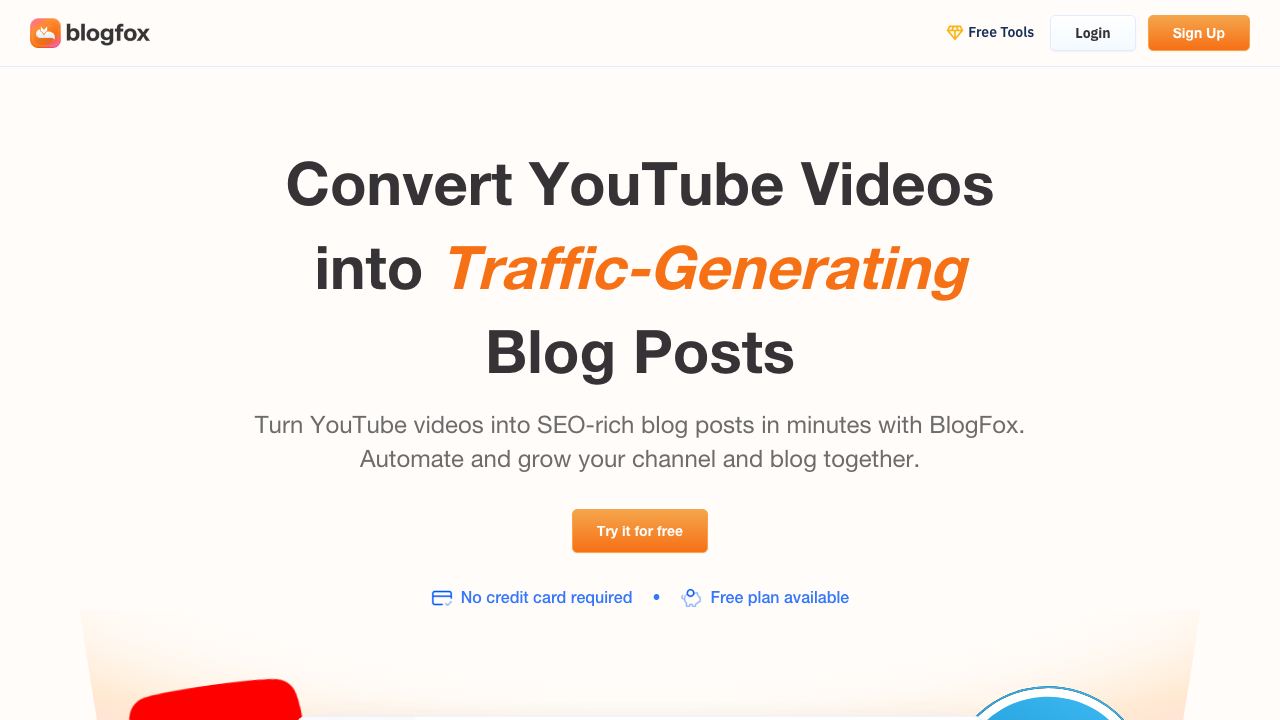 BlogFox 网站截图