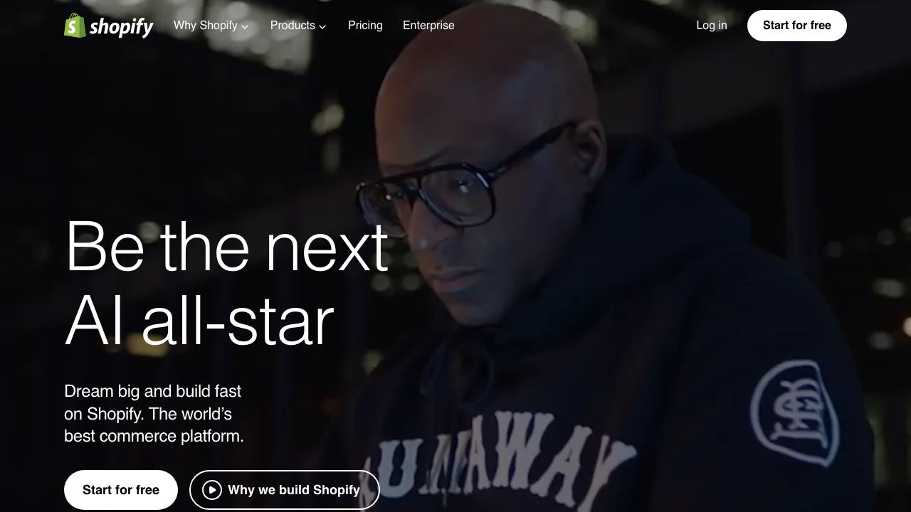 Shopify 网站截图