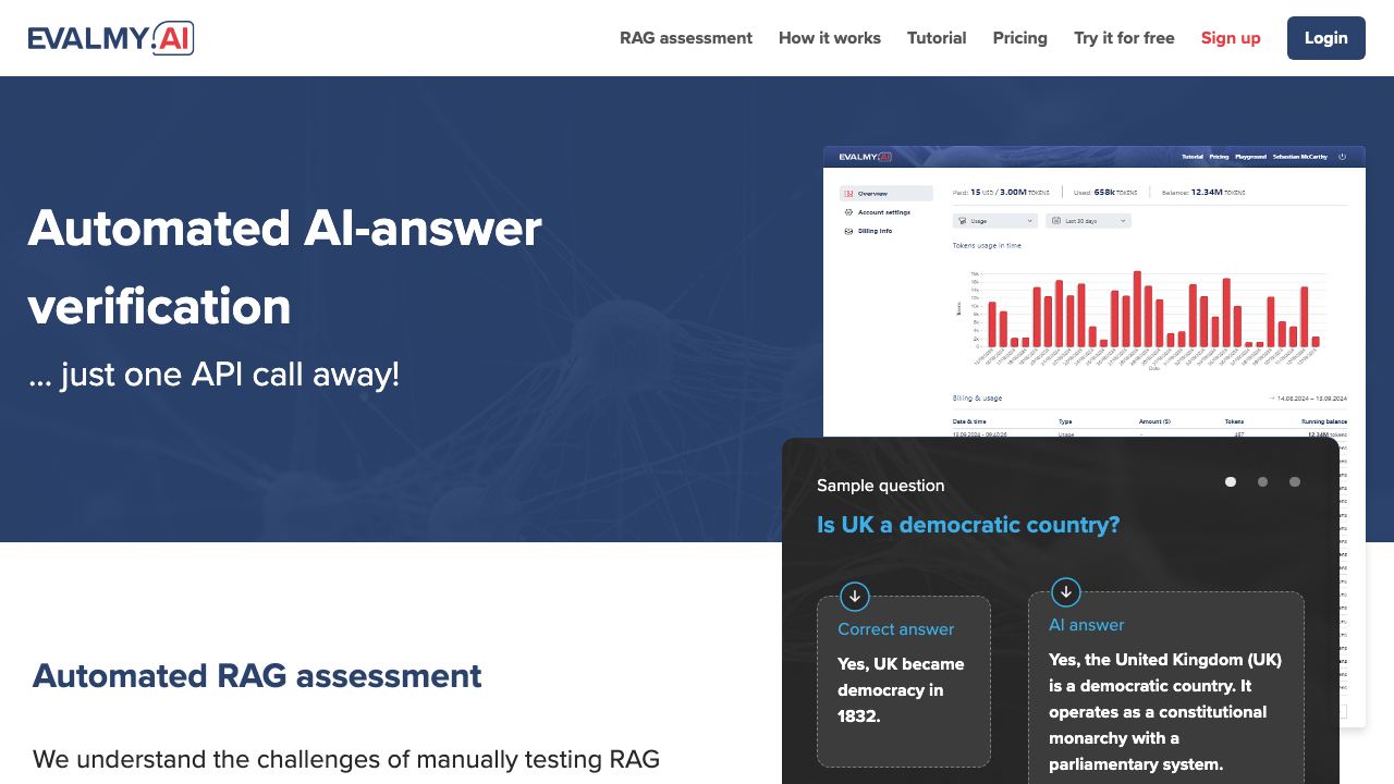 EvalMy.AI 网站截图