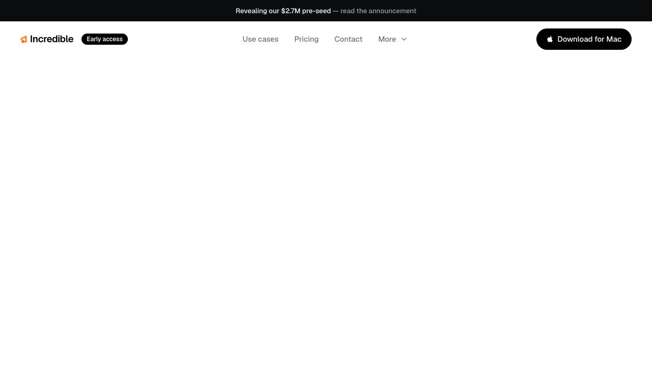 Incredible Small 1.0 by Incredible 网站截图