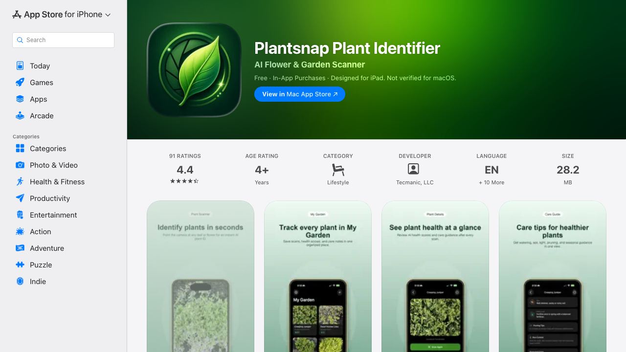 PlantIdentify - Plant Detector 网站截图
