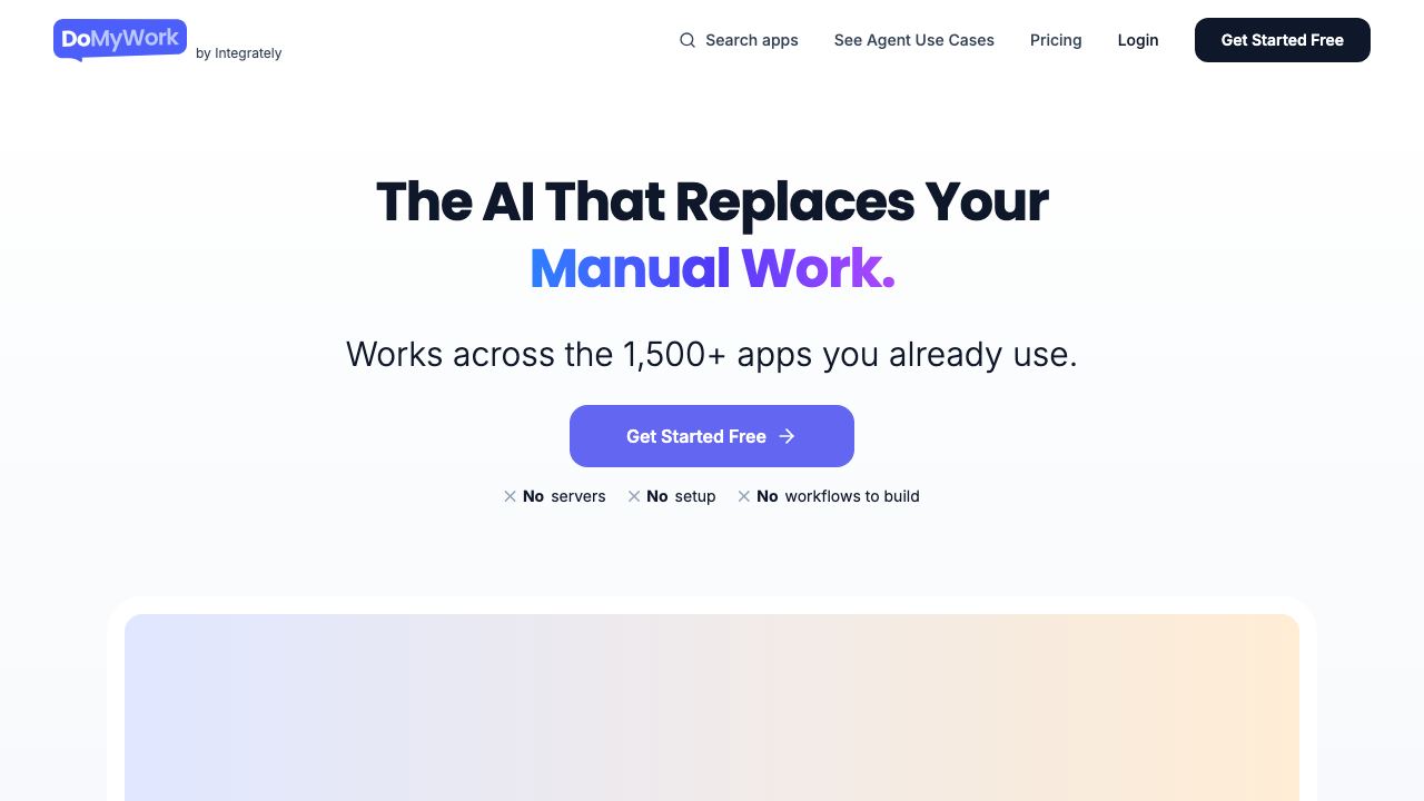DoMyWork website screenshot