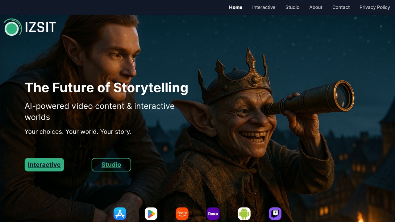Izsit website screenshot