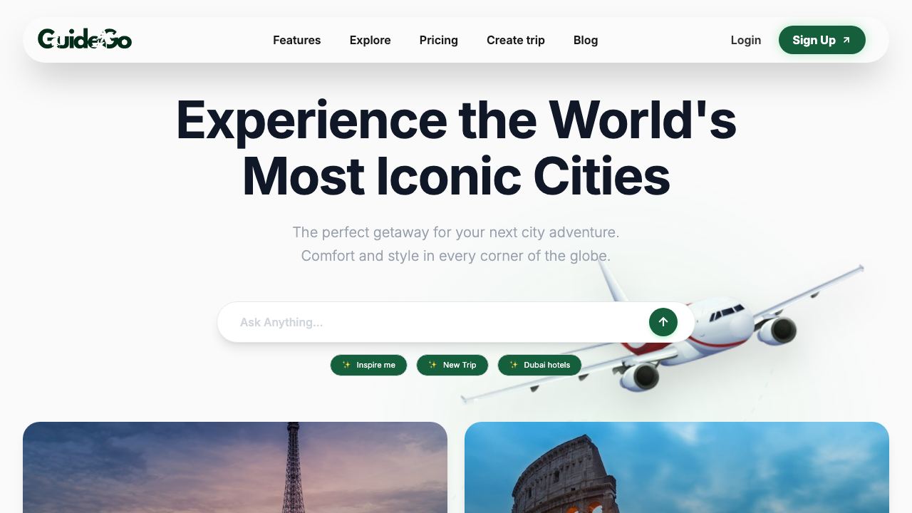 Travel Plan AI 网站截图