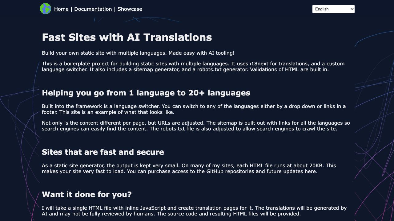Global Sites 网站截图