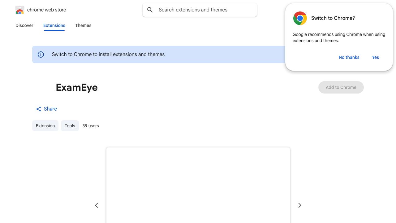 ExamEye 网站截图