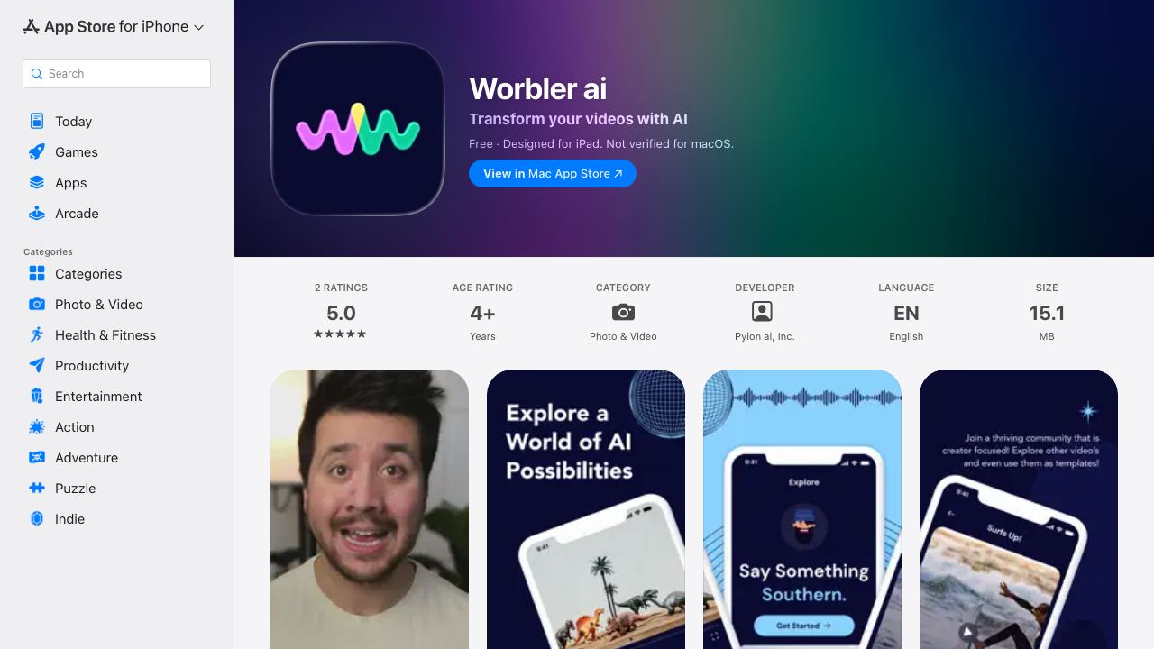Worbler AI 网站截图