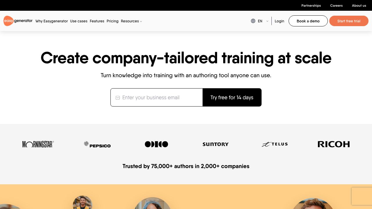 EasyAI website screenshot