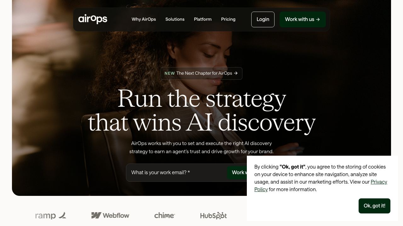 AirOps website screenshot