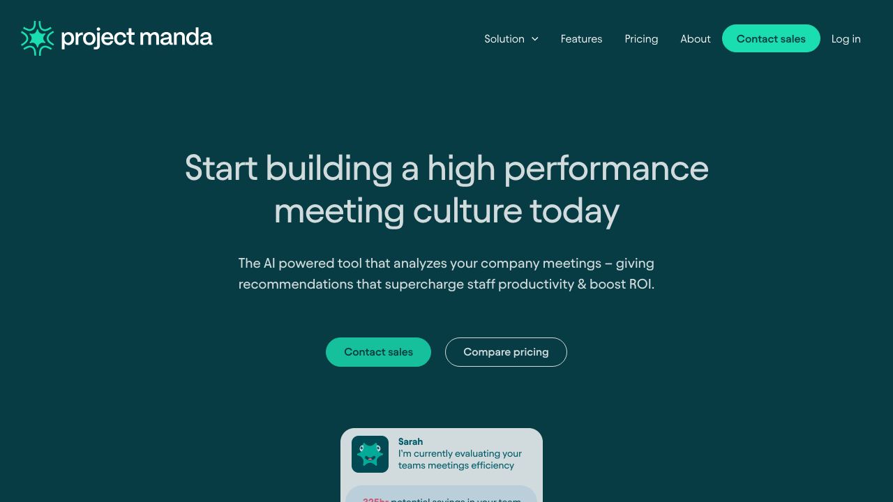 Project Manda 网站截图