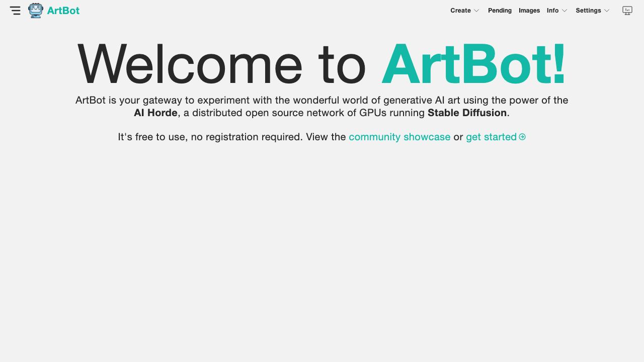 ArtBot 网站截图