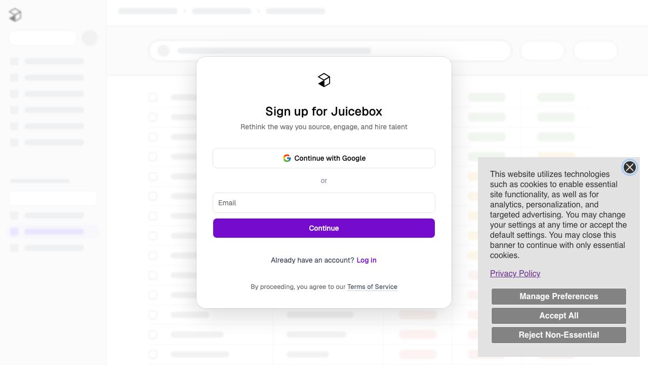 PeopleGPT by Juicebox 网站截图