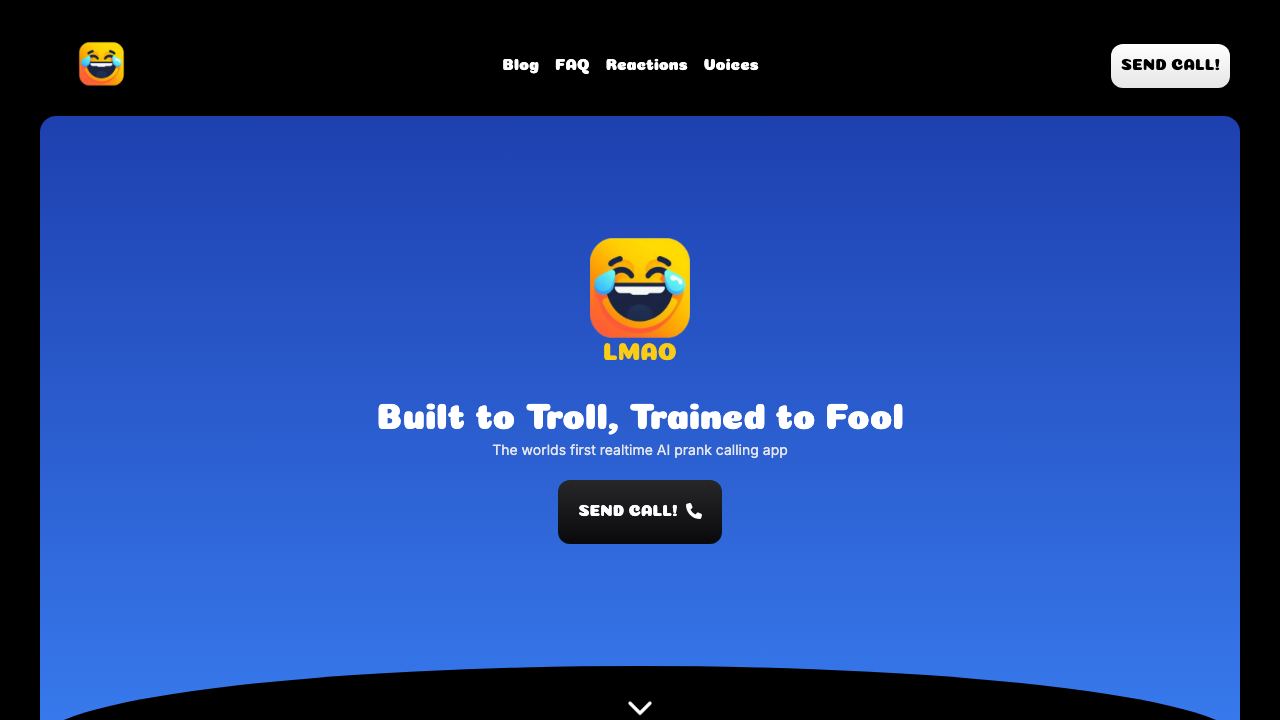 lmao website screenshot