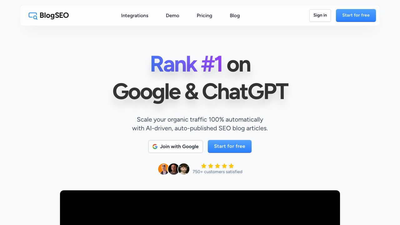 BlogSEO 网站截图