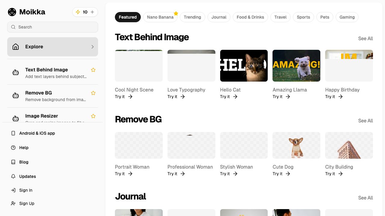 TextBehindImage.site 网站截图