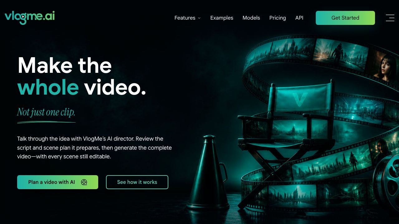 VlogMe website screenshot