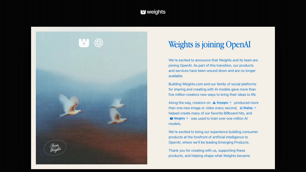 Weights GG website screenshot