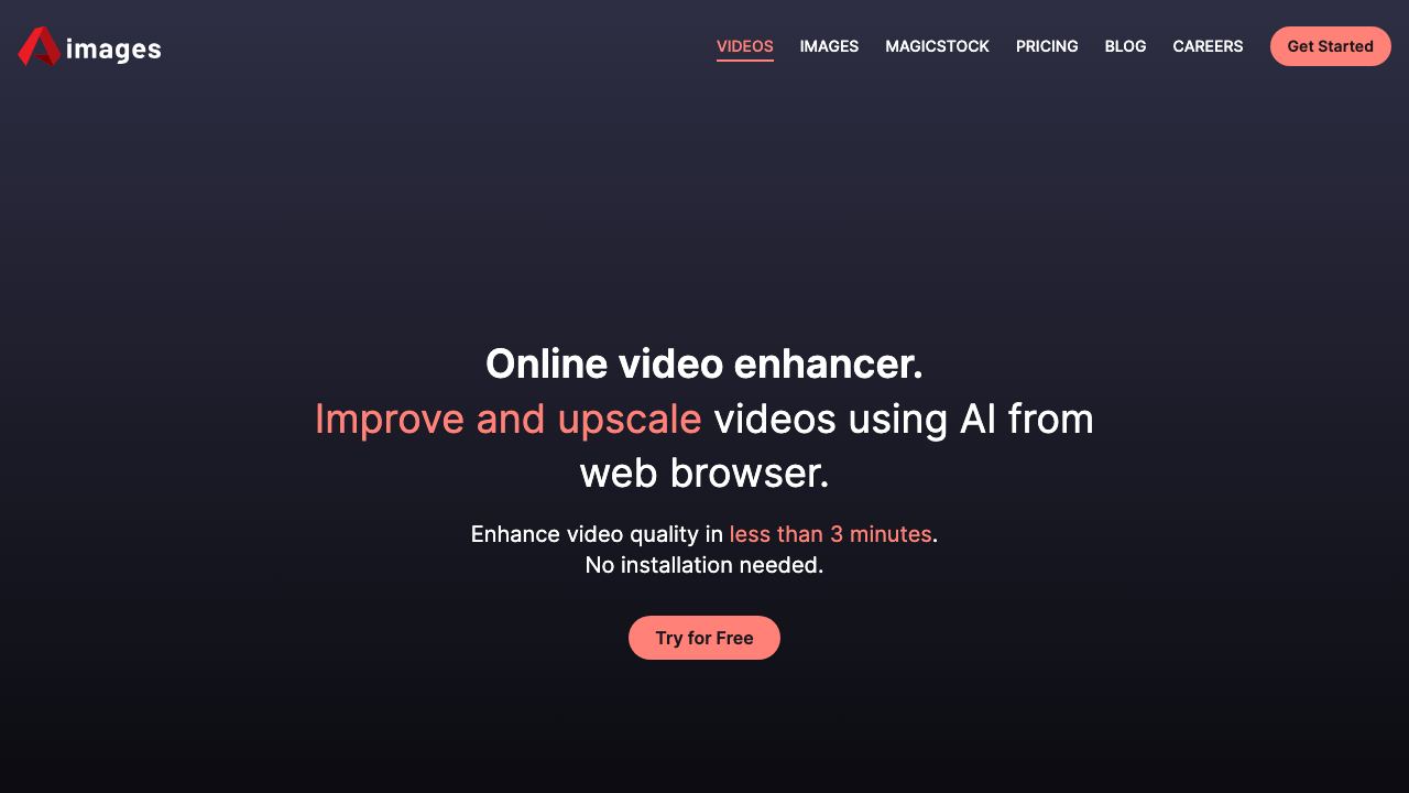 aimages AI 网站截图