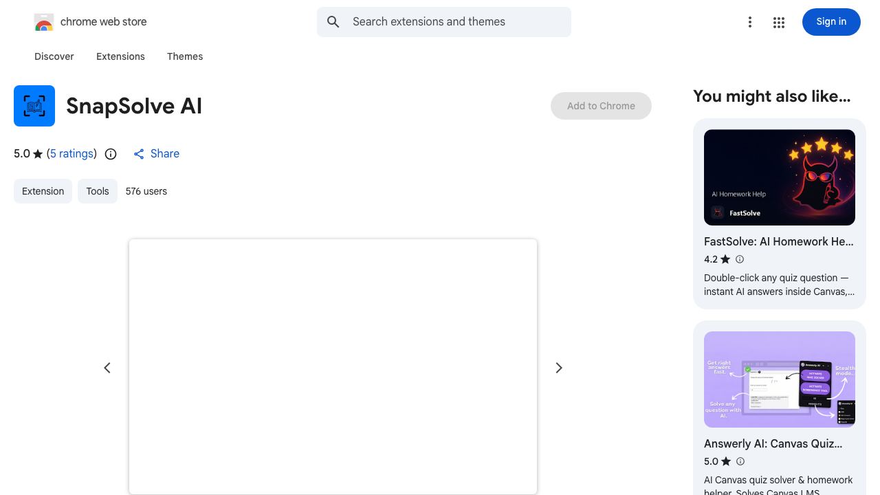 SnapSolve AI 网站截图