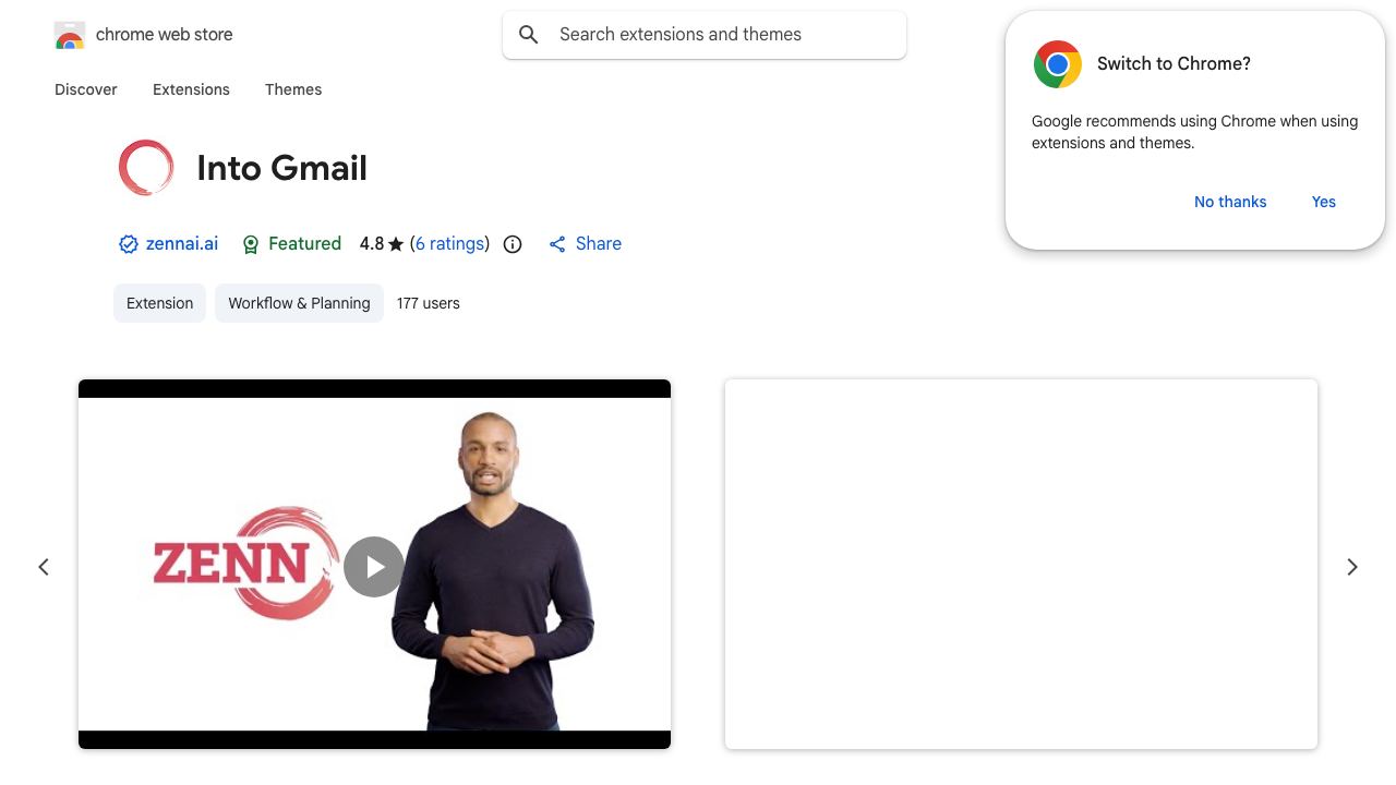 Into Gmail 网站截图