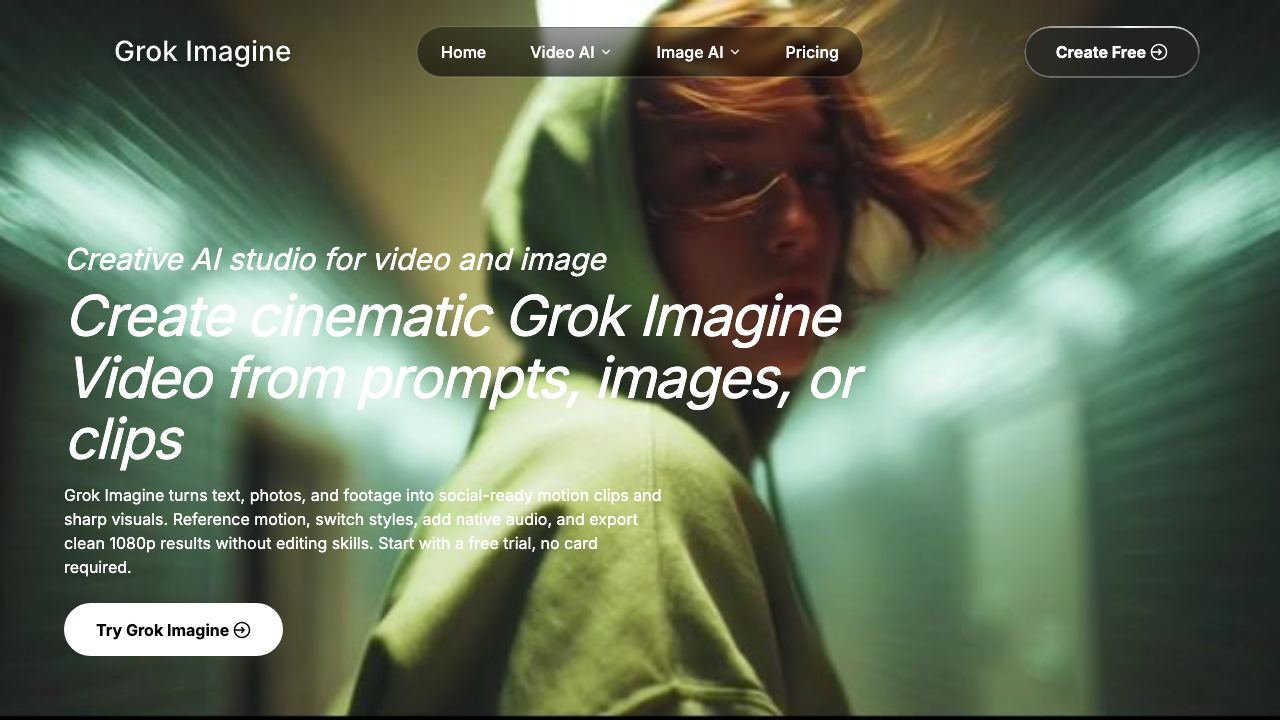 Grok Imagine - 1 网站截图
