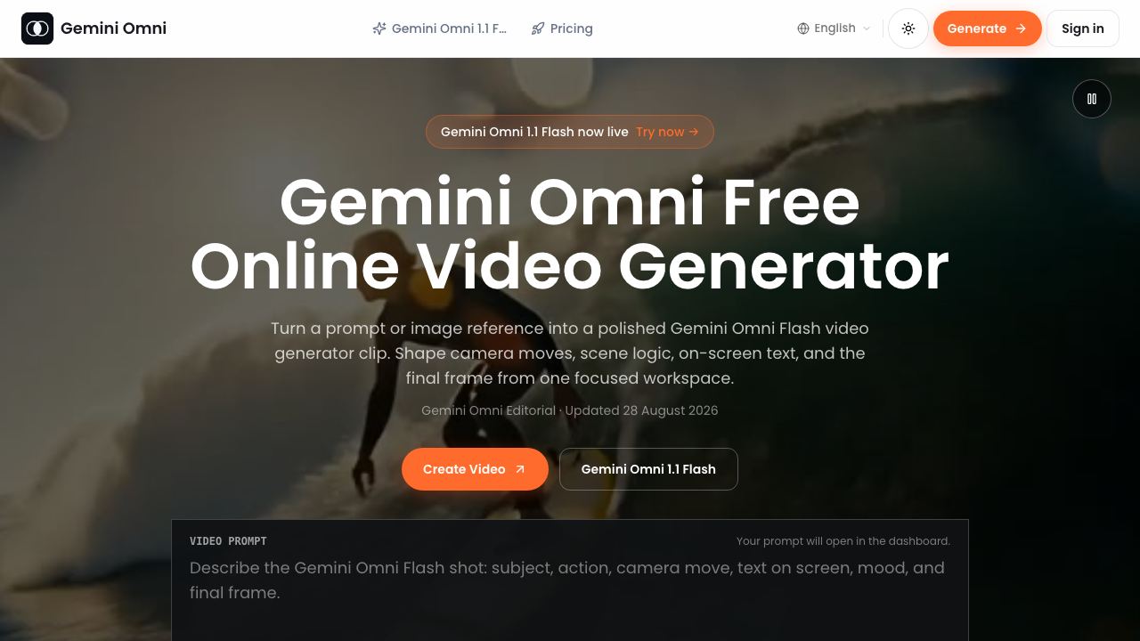 Gemini Omni - 2 网站截图