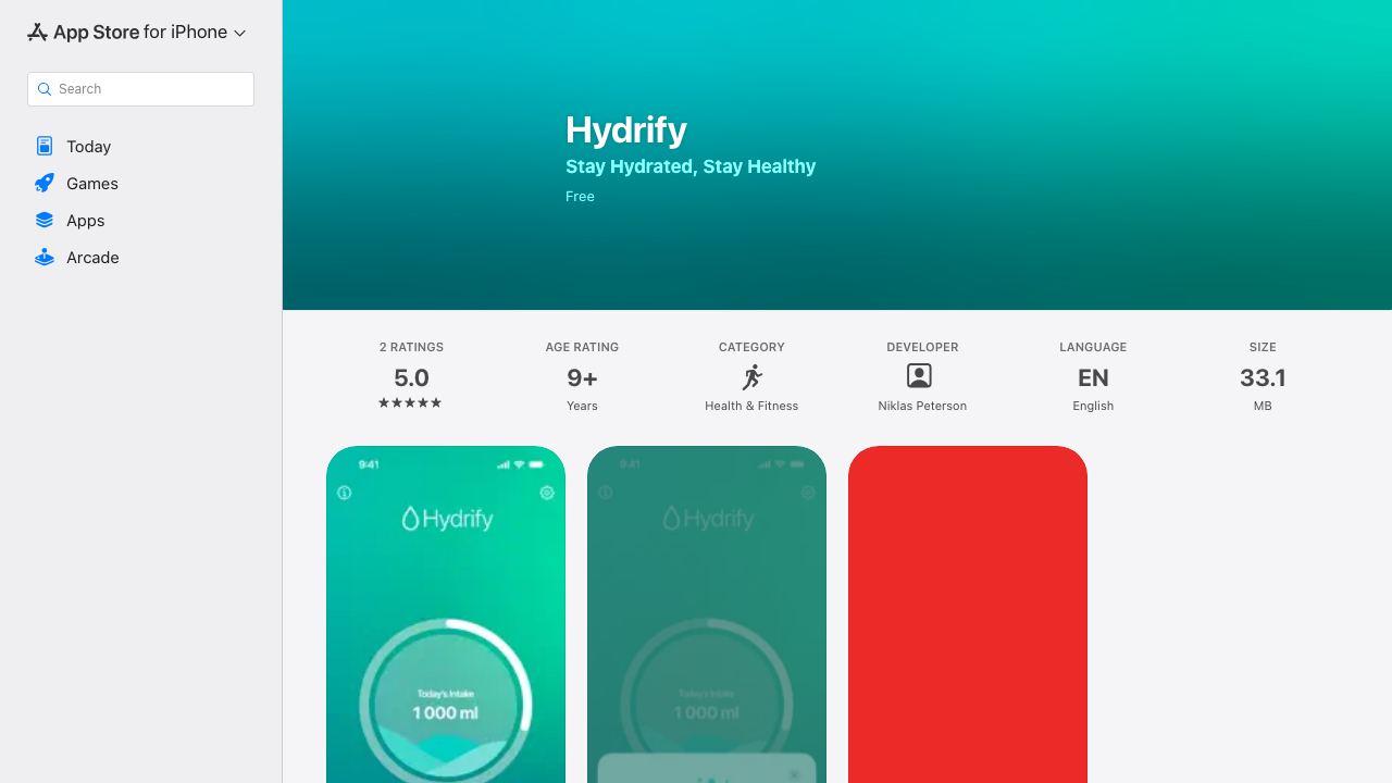 Hydrify v1.0 网站截图