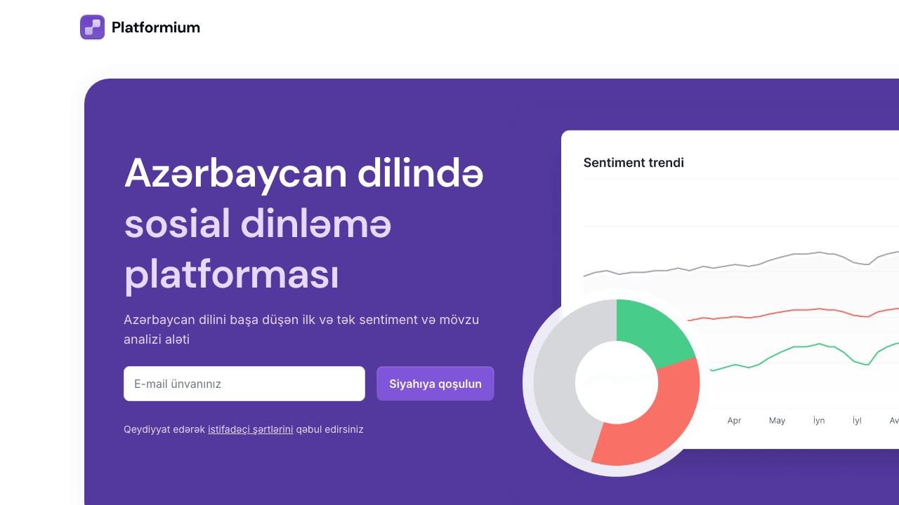 Platformium AI website screenshot