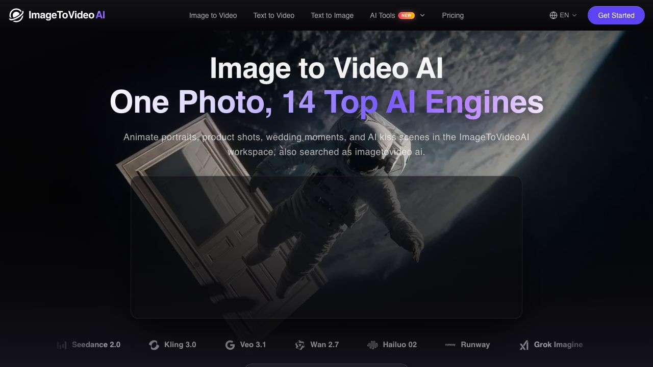 ImageToVideoAI - 1 网站截图