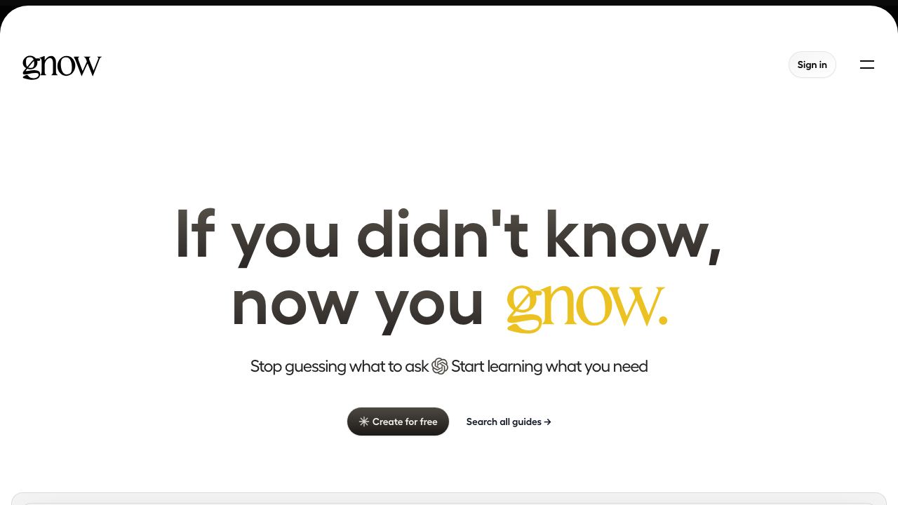 gnow 网站截图