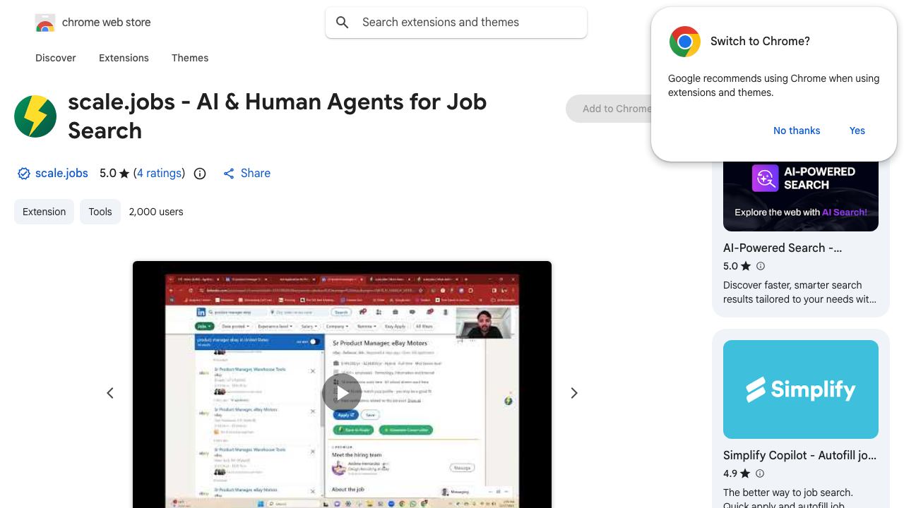 scale.jobs - AI Copilot 网站截图
