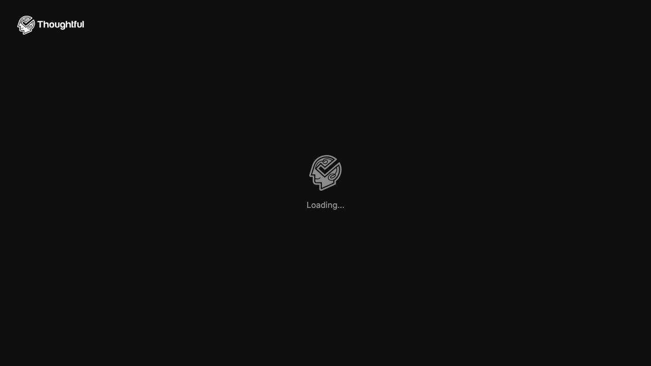Thoughtful App 网站截图