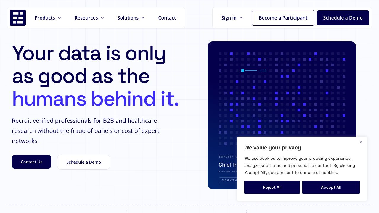 Emporia Research 网站截图