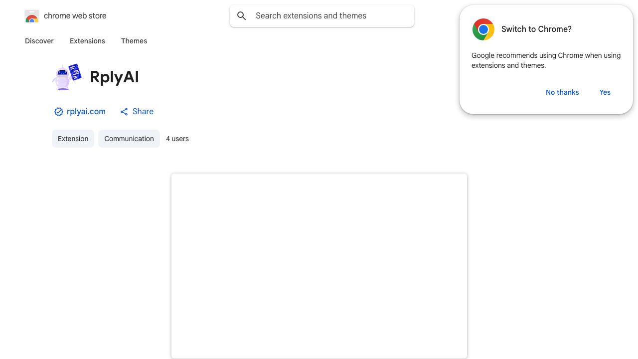RplyAI 网站截图