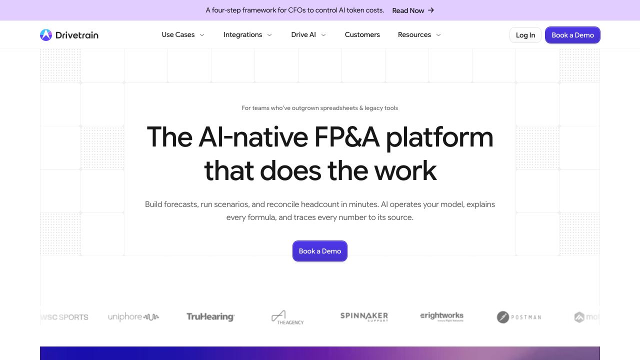 Drivetrain website screenshot