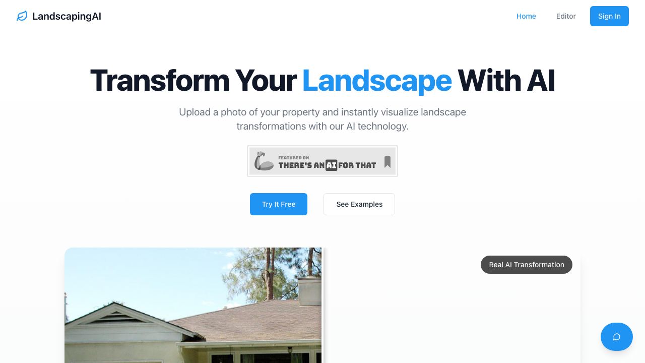 Landscapingai.site 网站截图